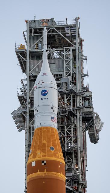 NASA's SLS Rocket and Orion Spacecraft Rollout to Launch Pad 39B
